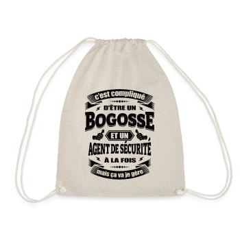 BOGOSSE AGENT DE SÉCURITÉ - Sac de sport léger - nature - Devant