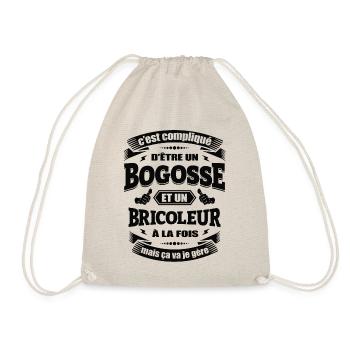 BOGOSSE BRICOLEUR - Sac de sport léger - nature - Devant