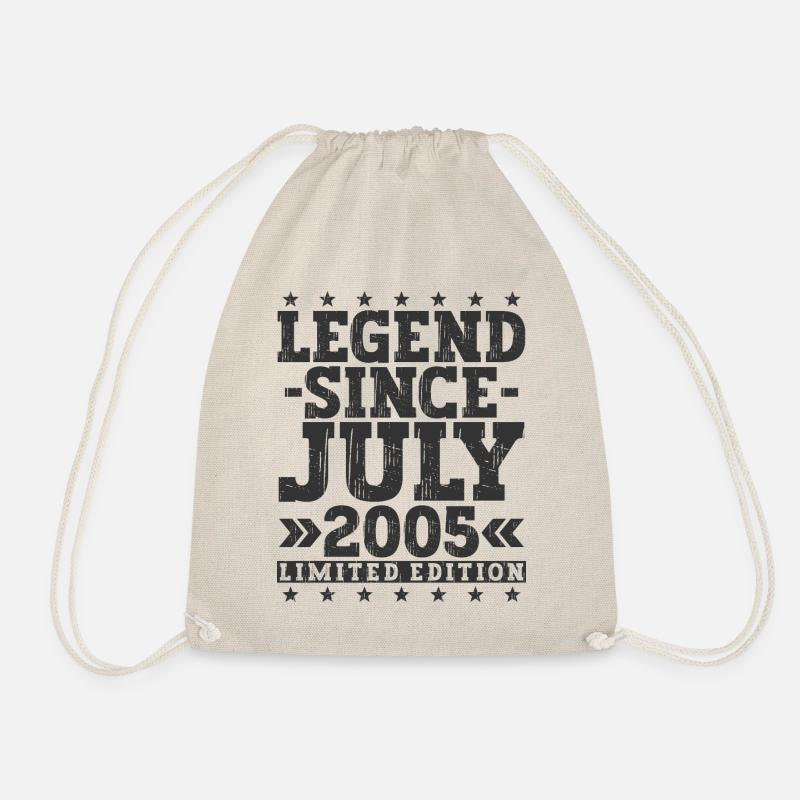Legende Juli 2005 Jahrgang Geburtstag Geschenk - Turnbeutel - Natur