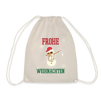 Weihnachten Feiertage Familie - Turnbeutel - Natur - Vorne