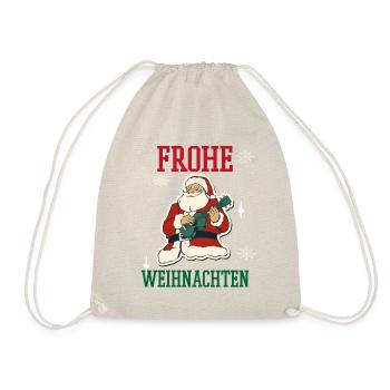 Weihnachten Feiertage Familie - Turnbeutel - Natur - Vorne