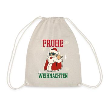 Weihnachten Feiertage Familie - Turnbeutel - Natur - Vorne