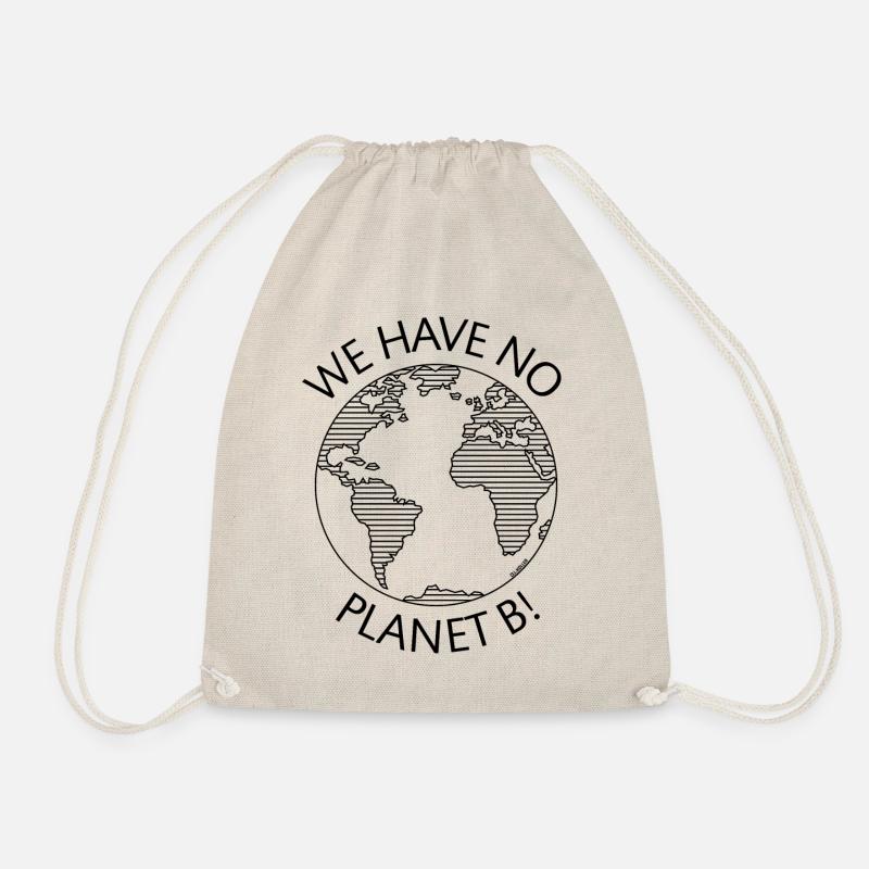 We Have No Planet B! / Erdkugel (Klimawandel / B) - Turnbeutel - Natur