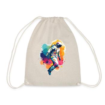 Astronaut Spraykunst - Turnbeutel - Natur - Vorne
