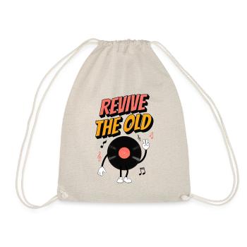 REVIVE THE OLD Vinyl Mascot - Drawstring Bag - nature - Front