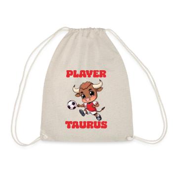 Soccer Soccer Player Taurus Zodiac Sign Taurus - Drawstring Bag - nature - Front
