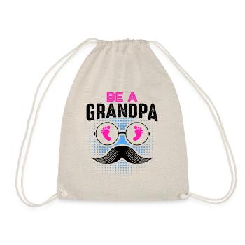 Papy en devenir, je vais enfin être grand-père - Sac de sport léger - nature - Devant