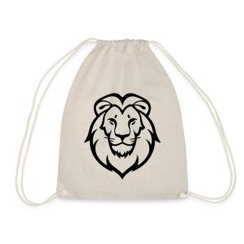 Felin jungle lion's head - Drawstring Bag - nature - Front