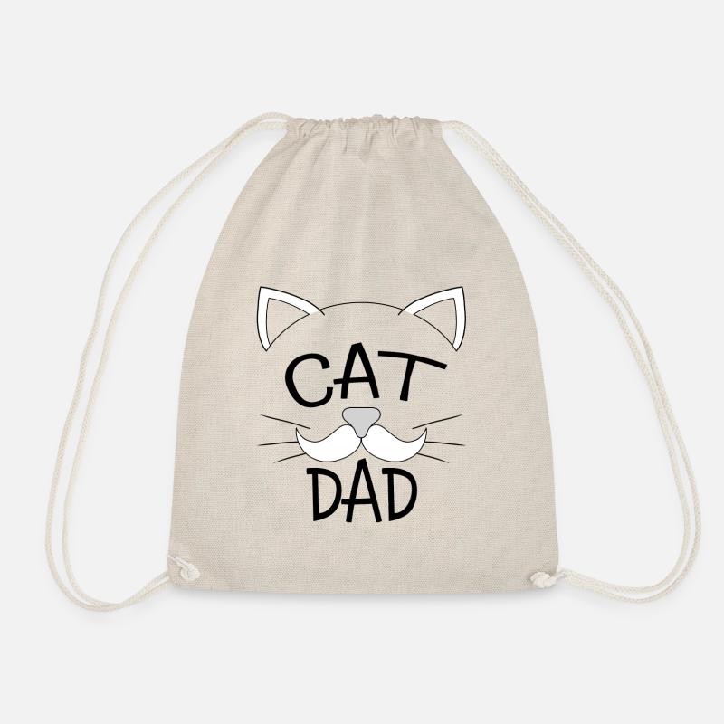 Cat DAD - Turnbeutel - Natur