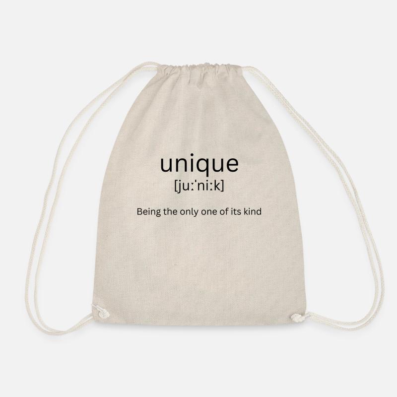 Unique - Definition - Drawstring Bag - nature