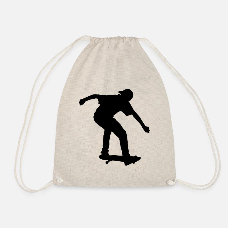 skateboard - Drawstring Bag - nature