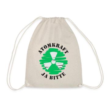 Atomkraft, Ja bitte, Kernenergie - Turnbeutel - Natur - Vorne
