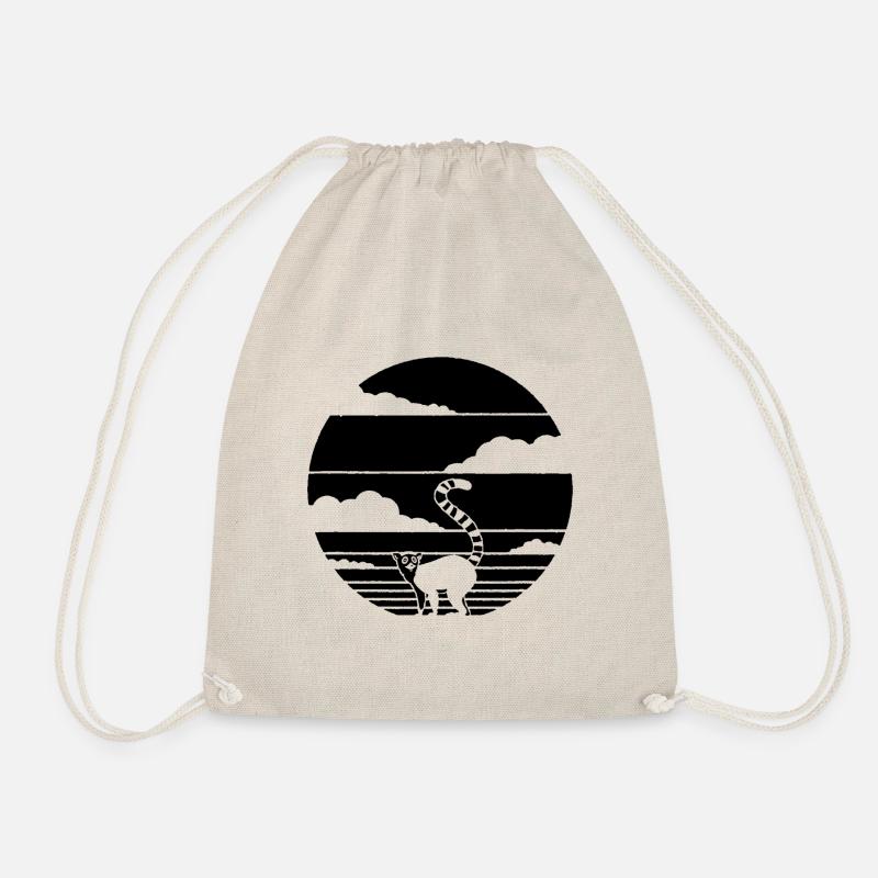 Lemur - Drawstring Bag - nature