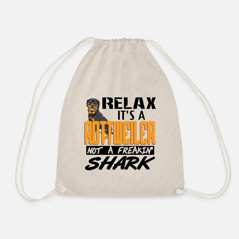 Rottweiler - Drawstring Bag - nature
