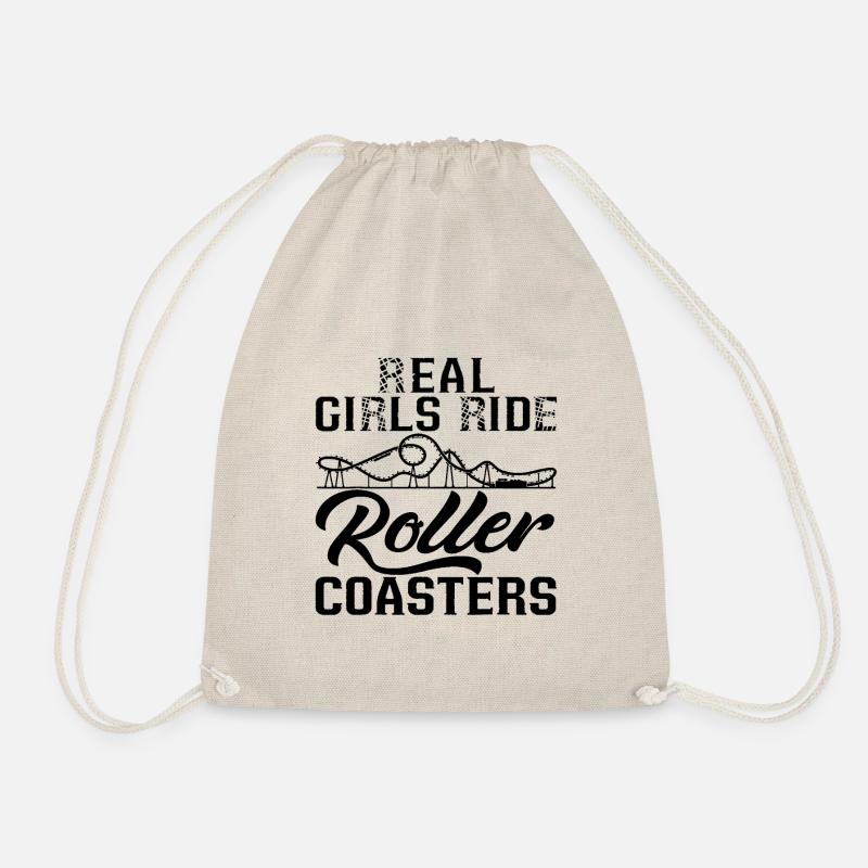 roller coaster - Drawstring Bag - nature