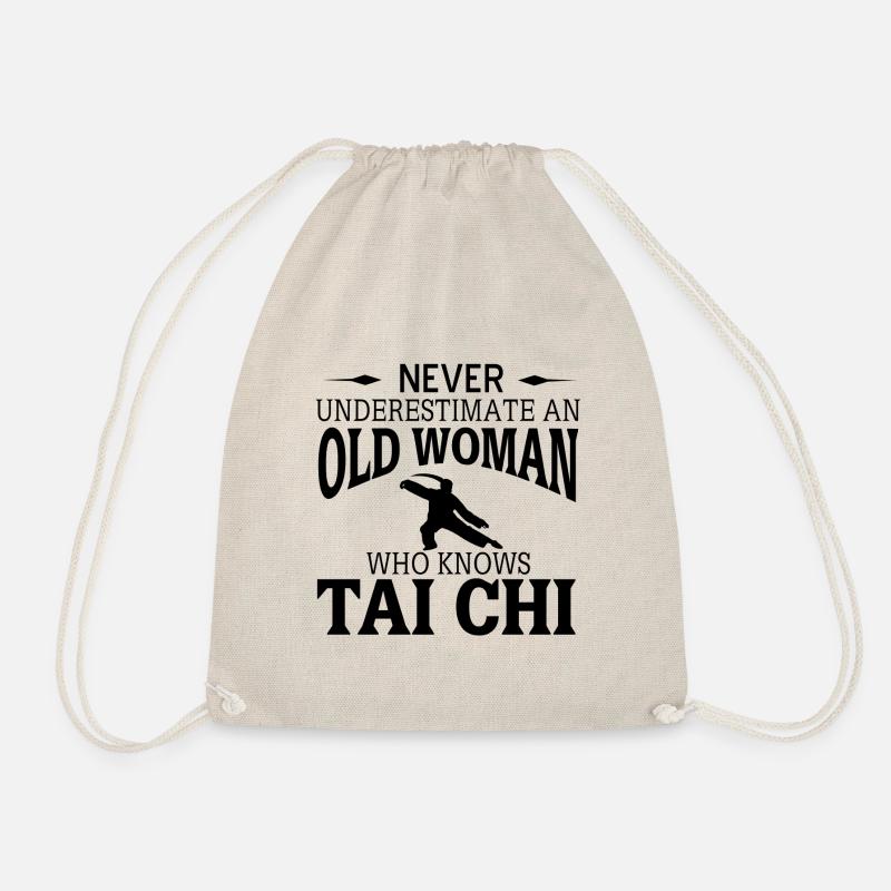 Tai Chi - Drawstring Bag - nature