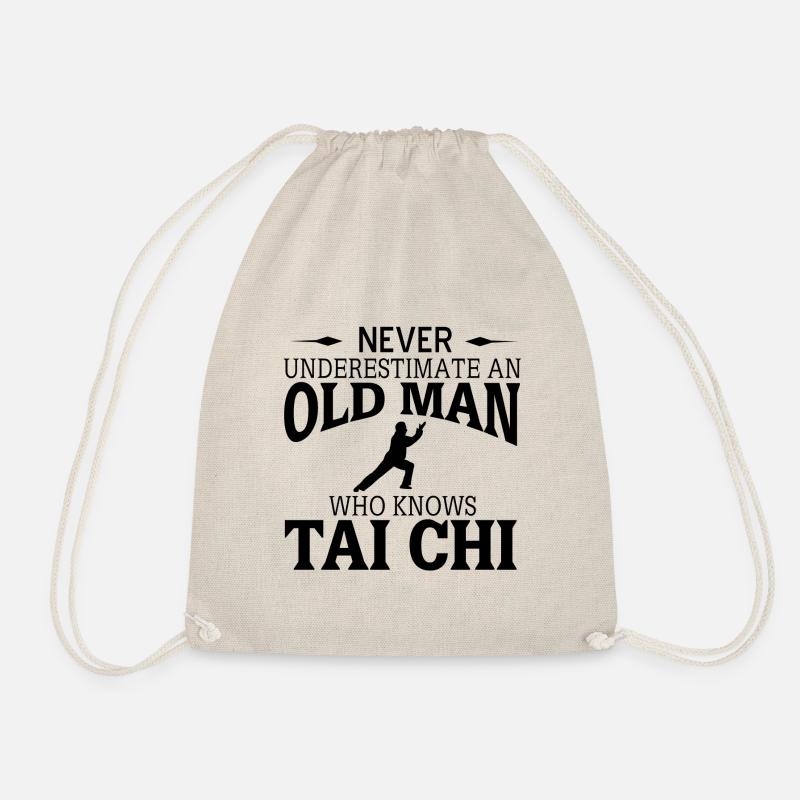 Tai Chi - Drawstring Bag - nature