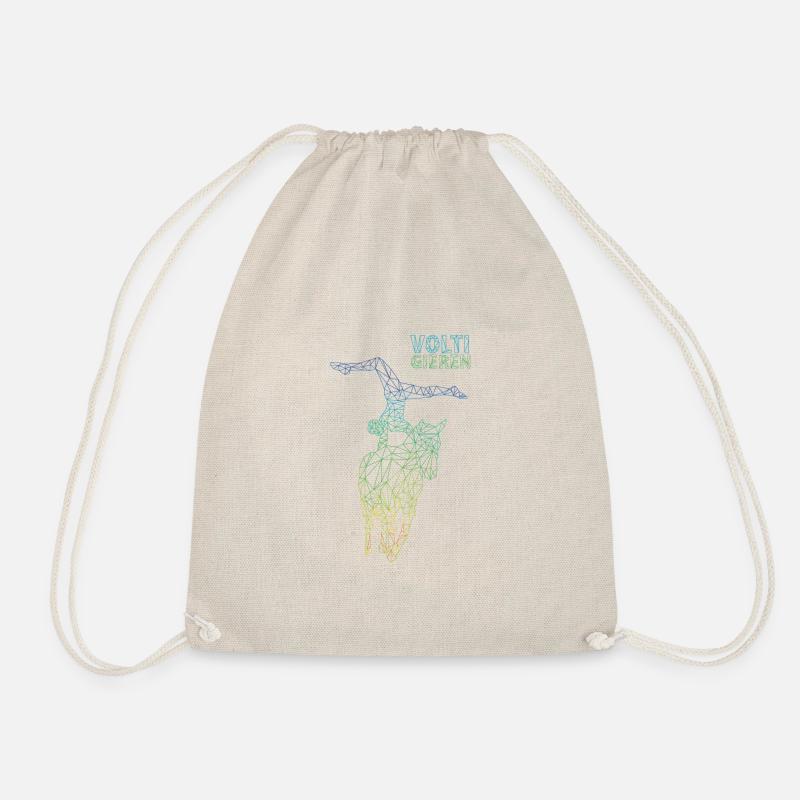 Cadeau de cheval de saut - Sac de sport léger - nature
