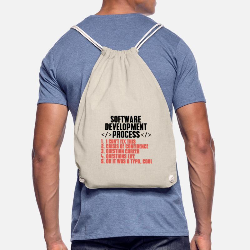 Programmierer Coder Softwareentwickler Geschenk Turnbeutel