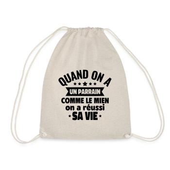 Un parrain comme le mien, une vie réussie - Sac de sport léger - nature - Devant