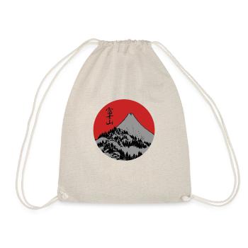 Red Dawn Fuji - Turnbeutel - Natur - Vorne