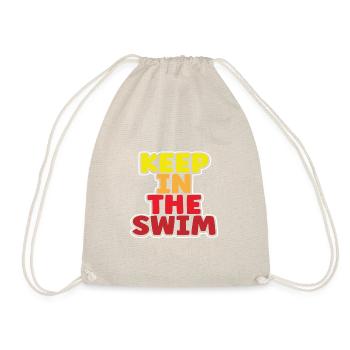 Cadeau de nageur Gardez dans le cadeau de natation de natation - Sac de sport léger - nature - Devant