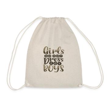 Inspirierende Geschenke für Frauen, für die sich Mädchen nicht kleiden - Turnbeutel - Natur - Vorne