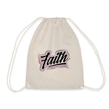 Christianity Gift Faith Inspirational Christian - Drawstring Bag - nature - Front