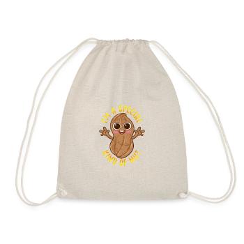 Sarcastic Peanut Special Kind of Nut Sarcasm Gift - Drawstring Bag - nature - Front