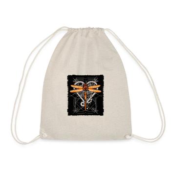 Steampunk Dragonfly Vintage Gears Goth Cadeau - Sac de sport léger - nature - Devant