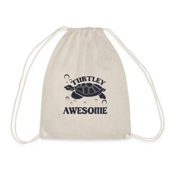 Mignon Turtley Awesome Turtle Lover Idée cadeau - Sac de sport léger - nature - Devant