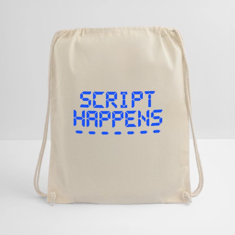 Computerprogrammierskript passiert Programmierer Turnbeutel