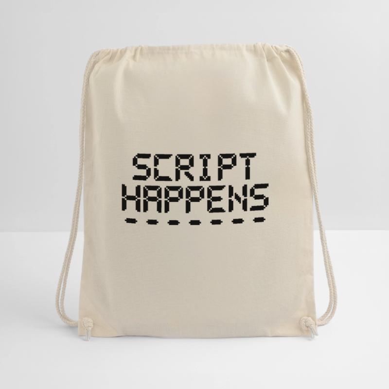 Le script de programmation informatique se produit Programmeur Sac de sport léger