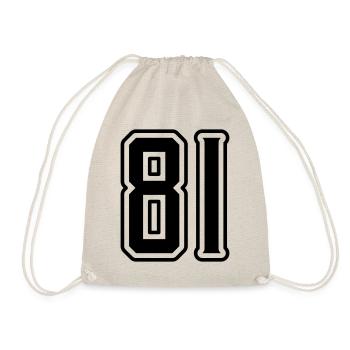 81 number symbol - Drawstring Bag - nature - Front
