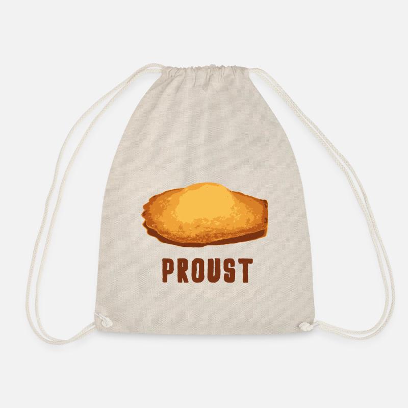 Proust's Madelaine breakfast - Drawstring Bag - nature