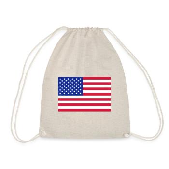 USA Flag - Drawstring Bag - nature - Front