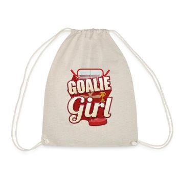 Mädchen Hockey Goalie Mädchen Hockey Enthusiast - Turnbeutel - Natur - Vorne