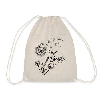 Just Dandelion Breathe Dandelion Summer Spring - Sac de sport léger - nature - Devant