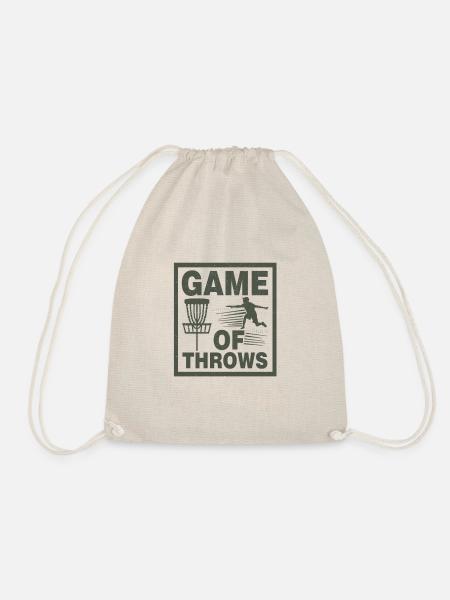 Disc Golf Geschenke Spiel der Wirfte Disc Golfer Geschenk - Turnbeutel - Natur