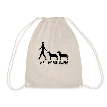 I Mes Followers Rottweiler Chien Éleveur Chien - Sac de sport léger - nature - Devant
