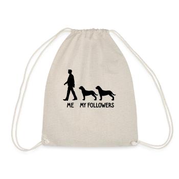 I Mes Followers Rottweiler Chien Éleveur Chien - Sac de sport léger - nature - Devant