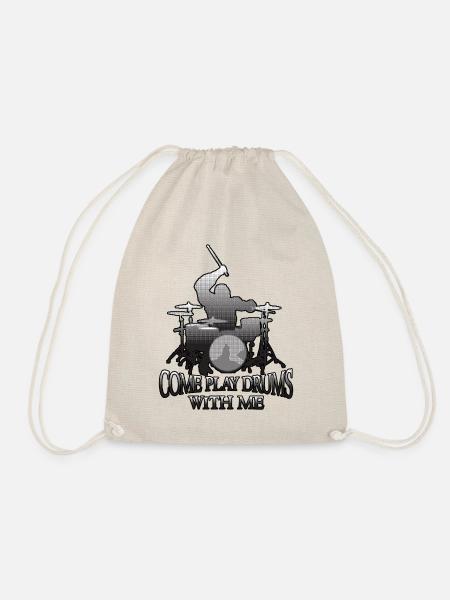 Drummer Gorlira Funny - Turnbeutel - Natur