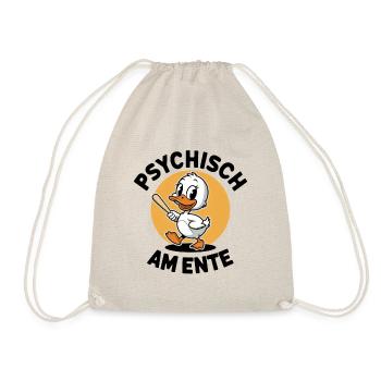 Psychisch Am Ente Humorvoller Entenwitz - Turnbeutel - Natur - Vorne