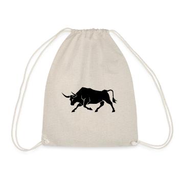 Taureau Taureau - Sac de sport léger - nature - Devant