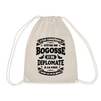 BOGOSSE ET DIPLOMATE - Sac de sport léger - nature - Devant