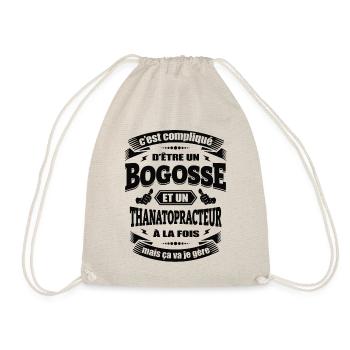 BOGOSSE ET THANATOPRACTEUR - Sac de sport léger - nature - Devant