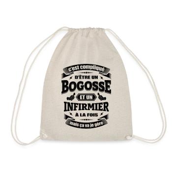 BOGOSSE ET INFIRMIER - Sac de sport léger - nature - Devant