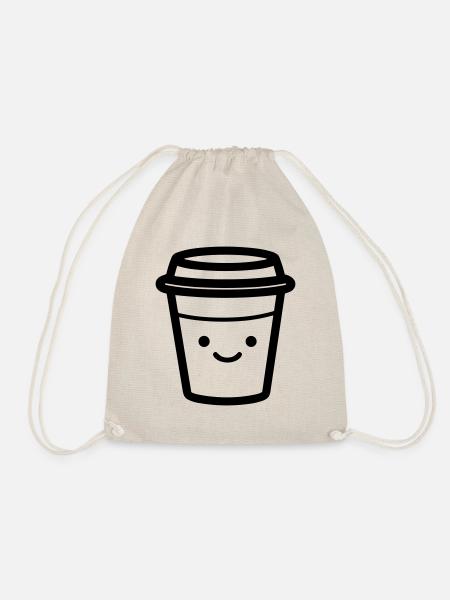 Kaffeebecher - Turnbeutel - Natur