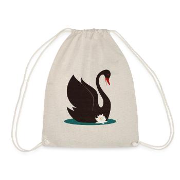 Schwan - Turnbeutel - Natur - Vorne