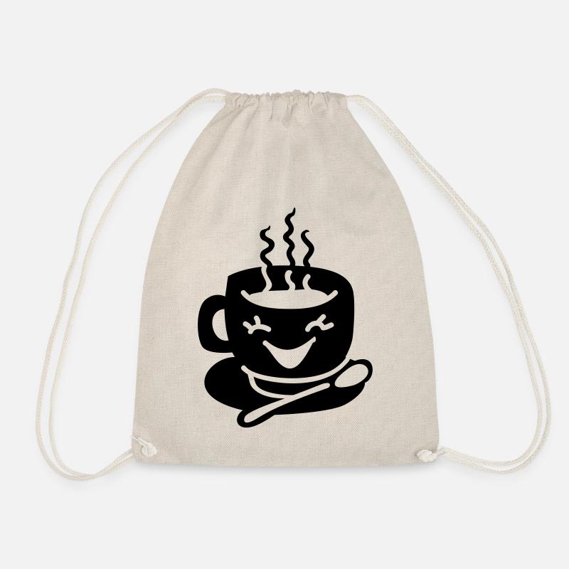 Kaffeetasse Liebe - Turnbeutel - Natur